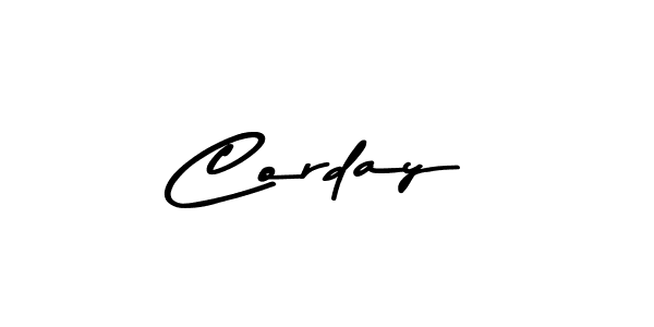How to make Corday signature? Asem Kandis PERSONAL USE is a professional autograph style. Create handwritten signature for Corday name. Corday signature style 9 images and pictures png