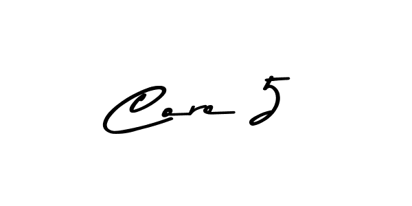 Also You can easily find your signature by using the search form. We will create Core 5 name handwritten signature images for you free of cost using Asem Kandis PERSONAL USE sign style. Core 5 signature style 9 images and pictures png