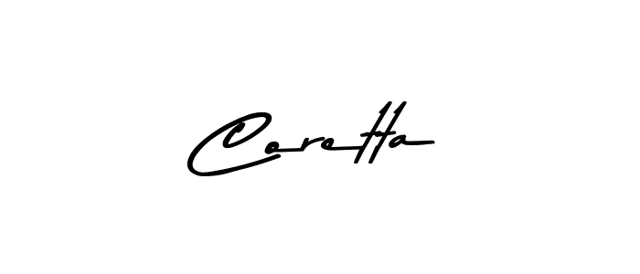 Similarly Asem Kandis PERSONAL USE is the best handwritten signature design. Signature creator online .You can use it as an online autograph creator for name Coretta. Coretta signature style 9 images and pictures png