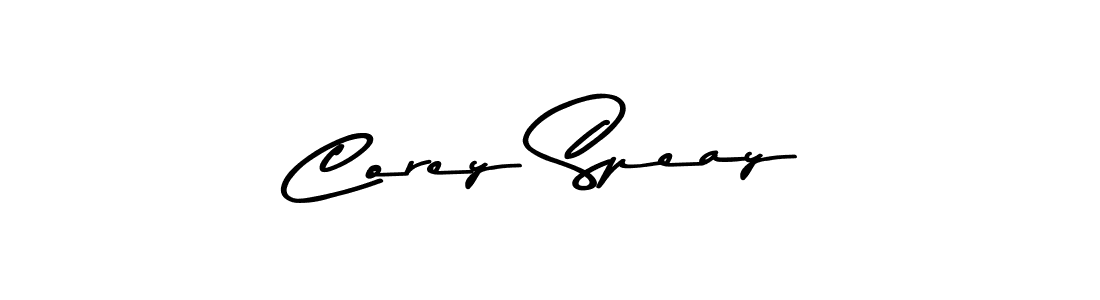 Create a beautiful signature design for name Corey Speay. With this signature (Asem Kandis PERSONAL USE) fonts, you can make a handwritten signature for free. Corey Speay signature style 9 images and pictures png