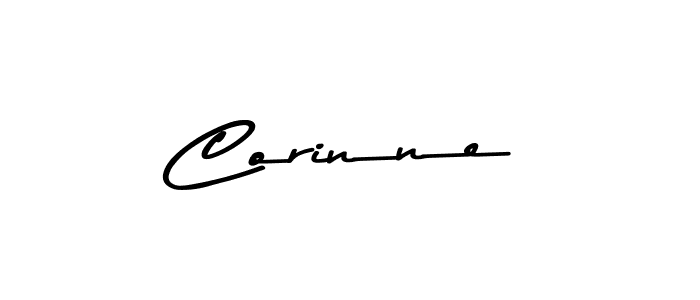 How to make Corinne name signature. Use Asem Kandis PERSONAL USE style for creating short signs online. This is the latest handwritten sign. Corinne signature style 9 images and pictures png