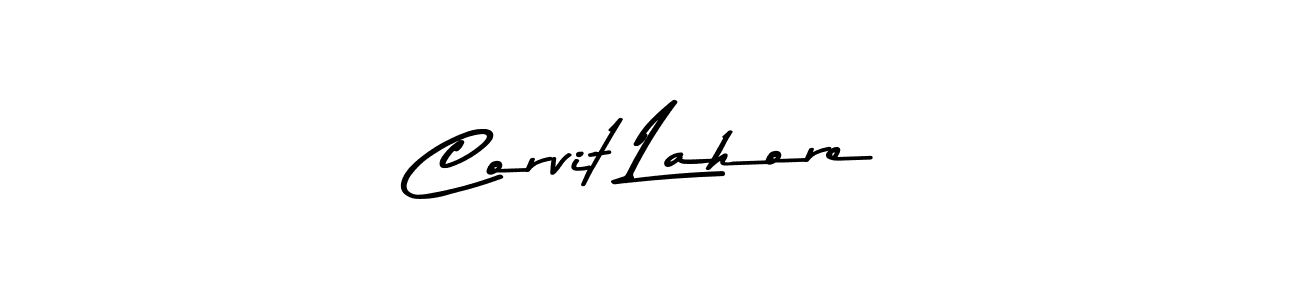 Similarly Asem Kandis PERSONAL USE is the best handwritten signature design. Signature creator online .You can use it as an online autograph creator for name Corvit Lahore. Corvit Lahore signature style 9 images and pictures png