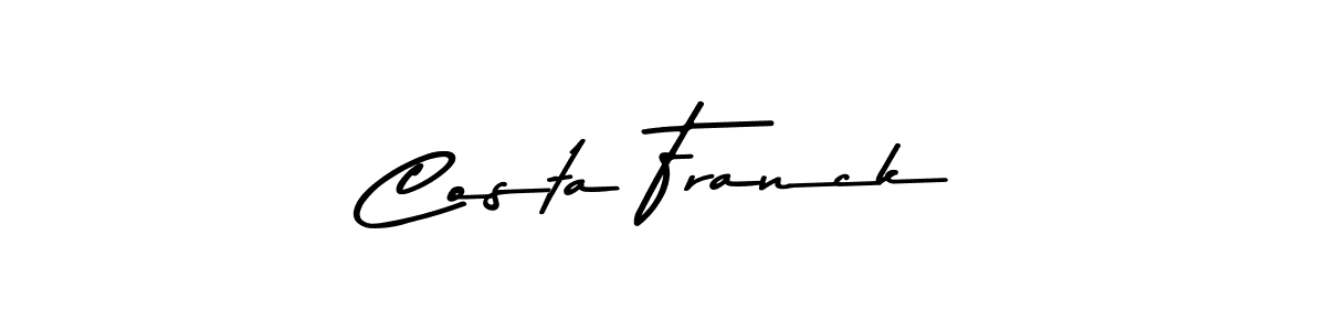 This is the best signature style for the Costa Franck name. Also you like these signature font (Asem Kandis PERSONAL USE). Mix name signature. Costa Franck signature style 9 images and pictures png