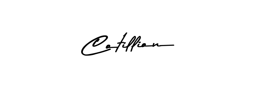 Use a signature maker to create a handwritten signature online. With this signature software, you can design (Asem Kandis PERSONAL USE) your own signature for name Cotillion. Cotillion signature style 9 images and pictures png