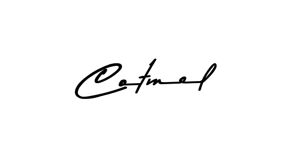 How to make Cotmel signature? Asem Kandis PERSONAL USE is a professional autograph style. Create handwritten signature for Cotmel name. Cotmel signature style 9 images and pictures png