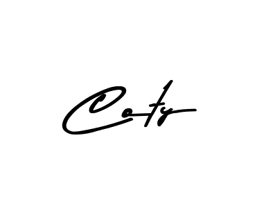 Create a beautiful signature design for name Coty. With this signature (Asem Kandis PERSONAL USE) fonts, you can make a handwritten signature for free. Coty signature style 9 images and pictures png