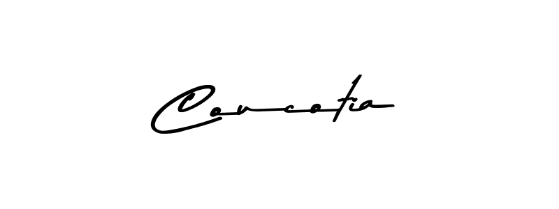 How to Draw Coucotia signature style? Asem Kandis PERSONAL USE is a latest design signature styles for name Coucotia. Coucotia signature style 9 images and pictures png