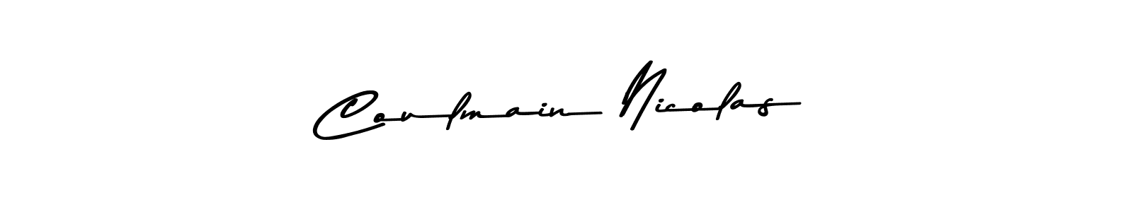 How to make Coulmain Nicolas signature? Asem Kandis PERSONAL USE is a professional autograph style. Create handwritten signature for Coulmain Nicolas name. Coulmain Nicolas signature style 9 images and pictures png