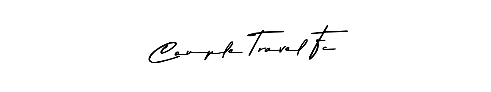 How to make Couple Travel Fc name signature. Use Asem Kandis PERSONAL USE style for creating short signs online. This is the latest handwritten sign. Couple Travel Fc signature style 9 images and pictures png