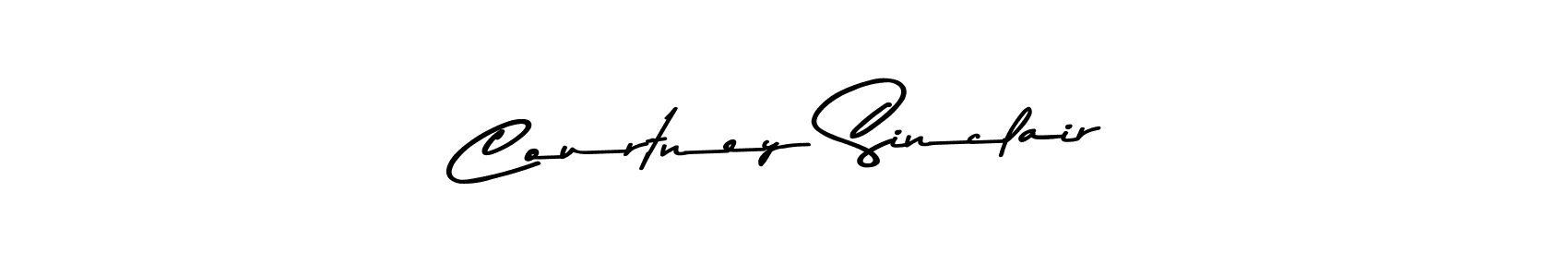 Use a signature maker to create a handwritten signature online. With this signature software, you can design (Asem Kandis PERSONAL USE) your own signature for name Courtney Sinclair. Courtney Sinclair signature style 9 images and pictures png