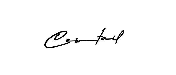 Also we have Cowtail name is the best signature style. Create professional handwritten signature collection using Asem Kandis PERSONAL USE autograph style. Cowtail signature style 9 images and pictures png