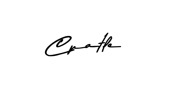 Make a beautiful signature design for name Cpatle. With this signature (Asem Kandis PERSONAL USE) style, you can create a handwritten signature for free. Cpatle signature style 9 images and pictures png