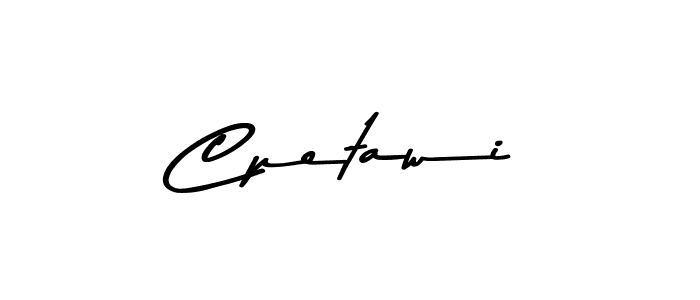 Similarly Asem Kandis PERSONAL USE is the best handwritten signature design. Signature creator online .You can use it as an online autograph creator for name Cpetawi. Cpetawi signature style 9 images and pictures png