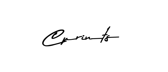 Also we have Cprints name is the best signature style. Create professional handwritten signature collection using Asem Kandis PERSONAL USE autograph style. Cprints signature style 9 images and pictures png