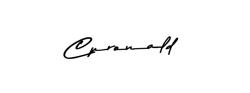 Create a beautiful signature design for name Cpronald. With this signature (Asem Kandis PERSONAL USE) fonts, you can make a handwritten signature for free. Cpronald signature style 9 images and pictures png