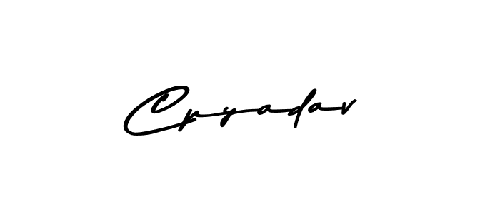 Use a signature maker to create a handwritten signature online. With this signature software, you can design (Asem Kandis PERSONAL USE) your own signature for name Cpyadav. Cpyadav signature style 9 images and pictures png