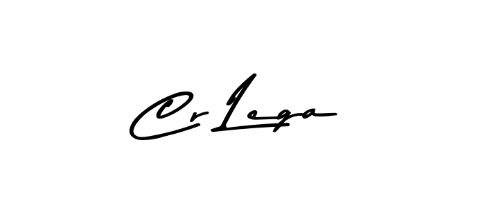 How to make Cr Lega name signature. Use Asem Kandis PERSONAL USE style for creating short signs online. This is the latest handwritten sign. Cr Lega signature style 9 images and pictures png