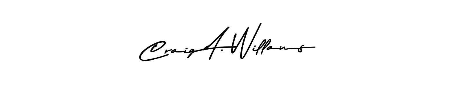 How to make Craig A. Willans signature? Asem Kandis PERSONAL USE is a professional autograph style. Create handwritten signature for Craig A. Willans name. Craig A. Willans signature style 9 images and pictures png