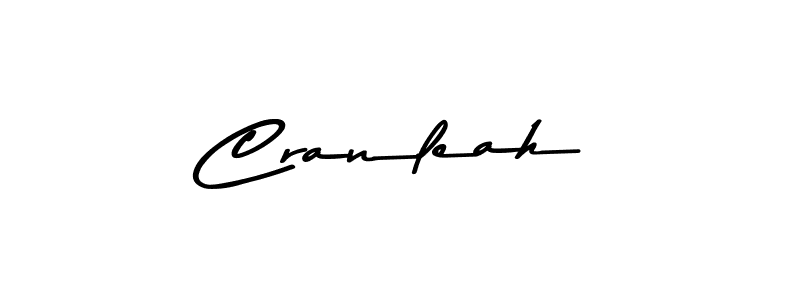 Use a signature maker to create a handwritten signature online. With this signature software, you can design (Asem Kandis PERSONAL USE) your own signature for name Cranleah. Cranleah signature style 9 images and pictures png