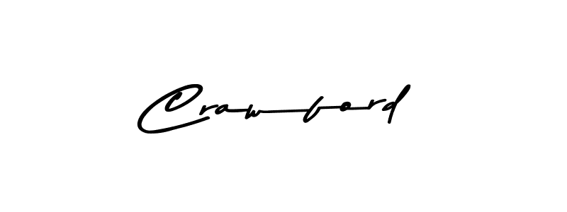 Use a signature maker to create a handwritten signature online. With this signature software, you can design (Asem Kandis PERSONAL USE) your own signature for name Crawford. Crawford signature style 9 images and pictures png