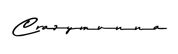 Make a beautiful signature design for name Crazymunna. With this signature (Asem Kandis PERSONAL USE) style, you can create a handwritten signature for free. Crazymunna signature style 9 images and pictures png