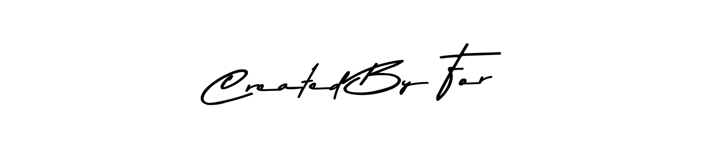 The best way (Asem Kandis PERSONAL USE) to make a short signature is to pick only two or three words in your name. The name Created By For include a total of six letters. For converting this name. Created By For signature style 9 images and pictures png