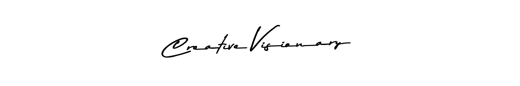 Also You can easily find your signature by using the search form. We will create Creative Visionary name handwritten signature images for you free of cost using Asem Kandis PERSONAL USE sign style. Creative Visionary signature style 9 images and pictures png