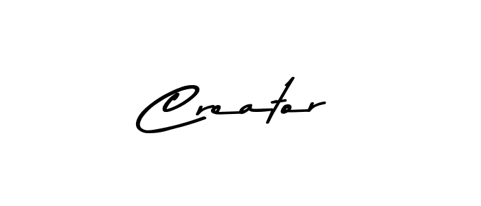 You should practise on your own different ways (Asem Kandis PERSONAL USE) to write your name (Creator) in signature. don't let someone else do it for you. Creator signature style 9 images and pictures png