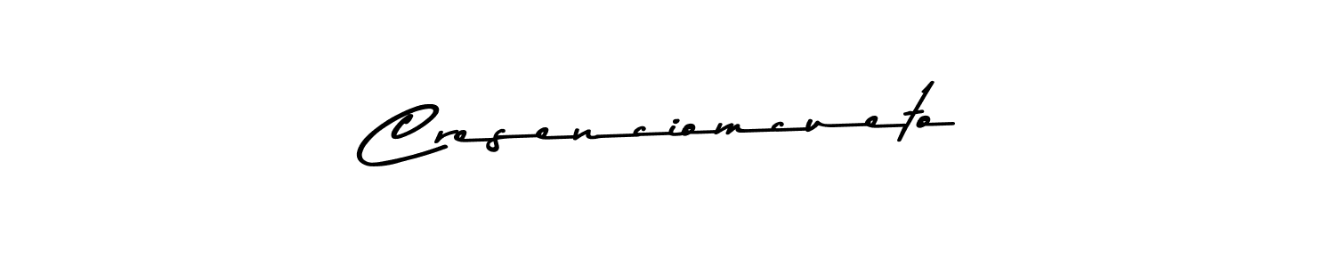 It looks lik you need a new signature style for name Cresenciomcueto. Design unique handwritten (Asem Kandis PERSONAL USE) signature with our free signature maker in just a few clicks. Cresenciomcueto signature style 9 images and pictures png