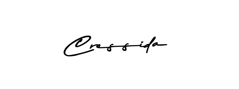 Use a signature maker to create a handwritten signature online. With this signature software, you can design (Asem Kandis PERSONAL USE) your own signature for name Cressida. Cressida signature style 9 images and pictures png