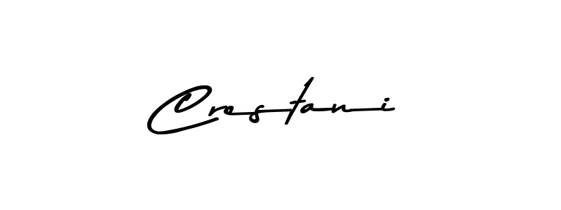 This is the best signature style for the Crestani name. Also you like these signature font (Asem Kandis PERSONAL USE). Mix name signature. Crestani signature style 9 images and pictures png