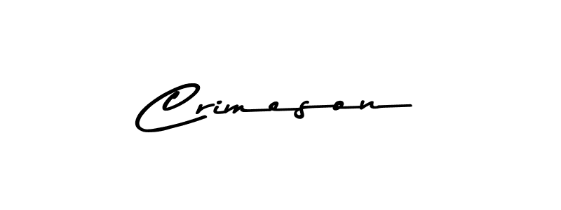 Crimeson stylish signature style. Best Handwritten Sign (Asem Kandis PERSONAL USE) for my name. Handwritten Signature Collection Ideas for my name Crimeson. Crimeson signature style 9 images and pictures png