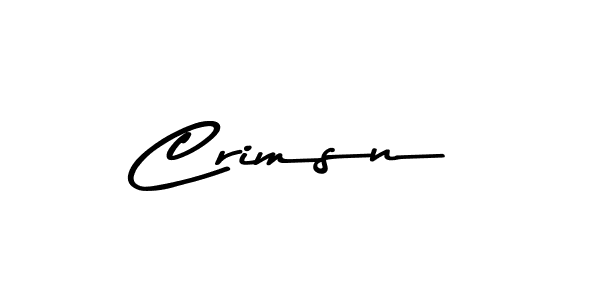 Crimsn stylish signature style. Best Handwritten Sign (Asem Kandis PERSONAL USE) for my name. Handwritten Signature Collection Ideas for my name Crimsn. Crimsn signature style 9 images and pictures png