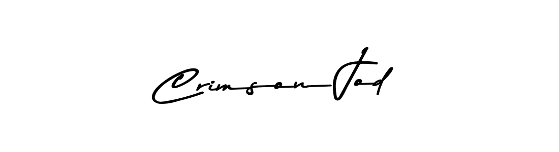 The best way (Asem Kandis PERSONAL USE) to make a short signature is to pick only two or three words in your name. The name Crimson Jod include a total of six letters. For converting this name. Crimson Jod signature style 9 images and pictures png
