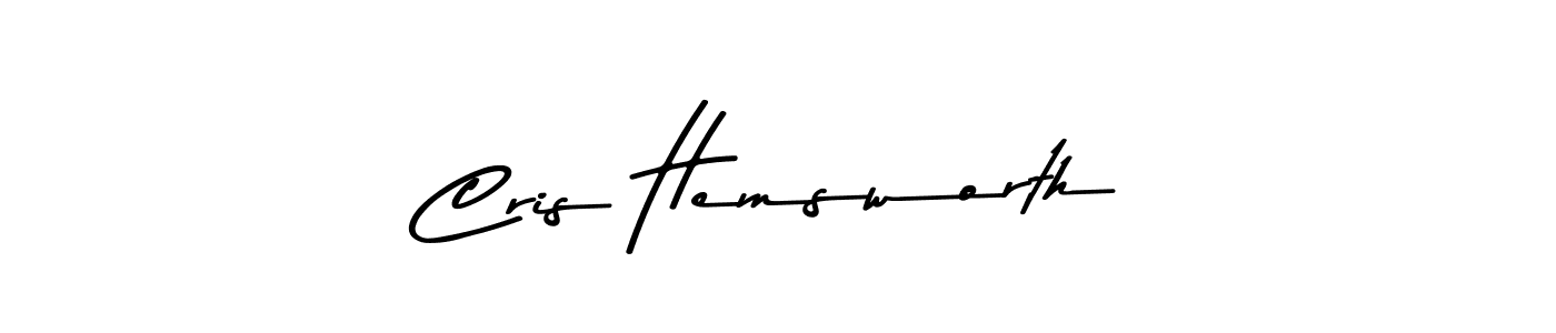 Similarly Asem Kandis PERSONAL USE is the best handwritten signature design. Signature creator online .You can use it as an online autograph creator for name Cris Hemsworth. Cris Hemsworth signature style 9 images and pictures png