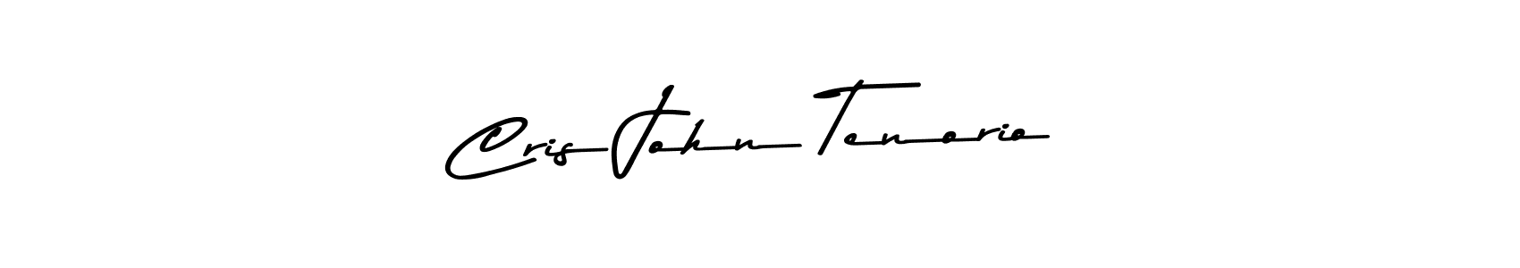 if you are searching for the best signature style for your name Cris John Tenorio. so please give up your signature search. here we have designed multiple signature styles  using Asem Kandis PERSONAL USE. Cris John Tenorio signature style 9 images and pictures png