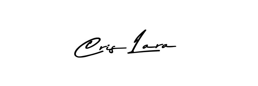 How to make Cris Lara name signature. Use Asem Kandis PERSONAL USE style for creating short signs online. This is the latest handwritten sign. Cris Lara signature style 9 images and pictures png