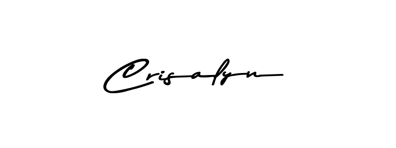 How to make Crisalyn signature? Asem Kandis PERSONAL USE is a professional autograph style. Create handwritten signature for Crisalyn name. Crisalyn signature style 9 images and pictures png