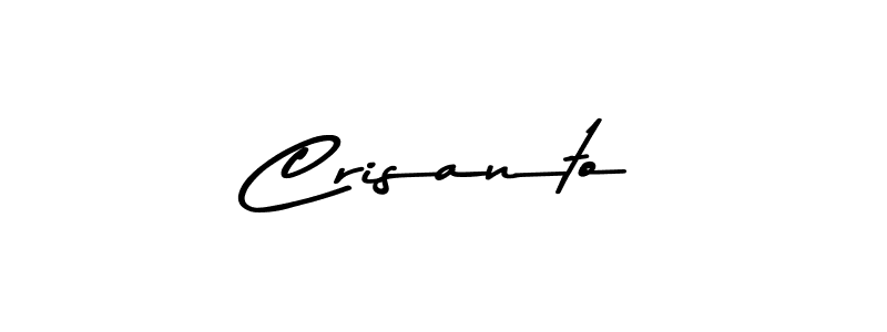 Use a signature maker to create a handwritten signature online. With this signature software, you can design (Asem Kandis PERSONAL USE) your own signature for name Crisanto. Crisanto signature style 9 images and pictures png