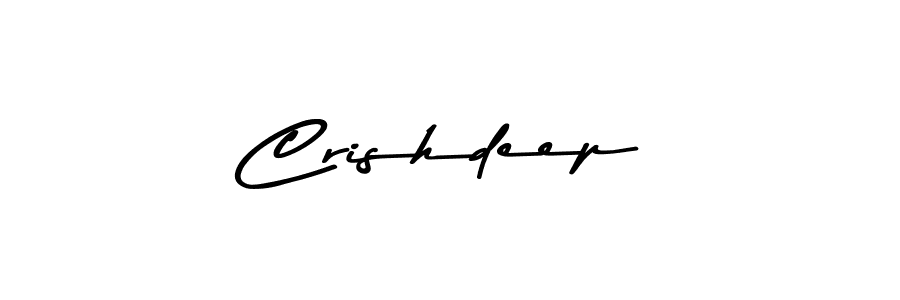 How to make Crishdeep signature? Asem Kandis PERSONAL USE is a professional autograph style. Create handwritten signature for Crishdeep name. Crishdeep signature style 9 images and pictures png