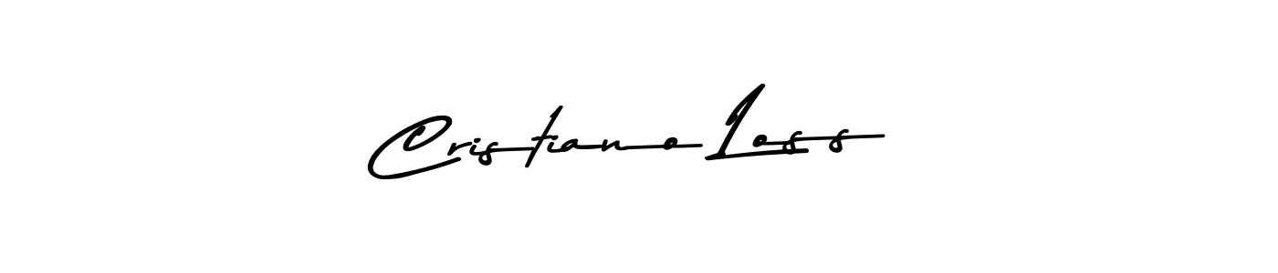 Cristiano Loss stylish signature style. Best Handwritten Sign (Asem Kandis PERSONAL USE) for my name. Handwritten Signature Collection Ideas for my name Cristiano Loss. Cristiano Loss signature style 9 images and pictures png