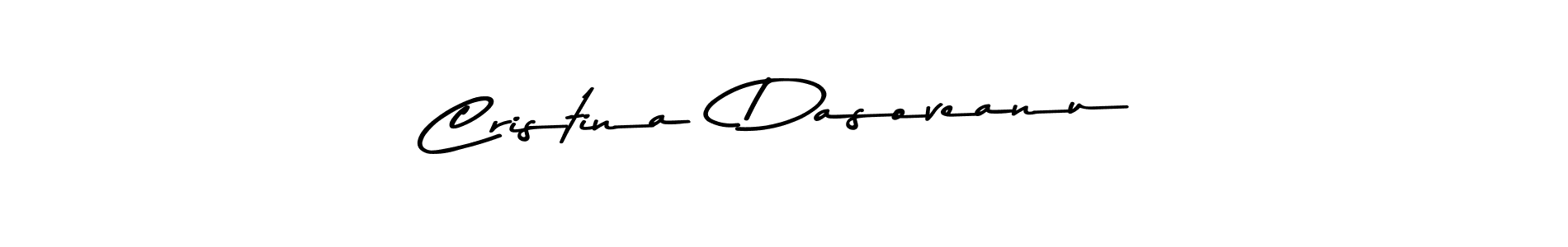 Make a beautiful signature design for name Cristina  Dasoveanu. With this signature (Asem Kandis PERSONAL USE) style, you can create a handwritten signature for free. Cristina  Dasoveanu signature style 9 images and pictures png