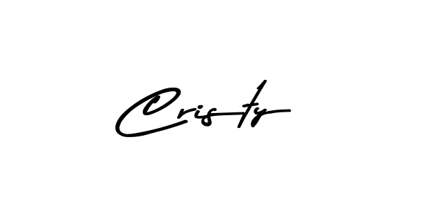 Design your own signature with our free online signature maker. With this signature software, you can create a handwritten (Asem Kandis PERSONAL USE) signature for name Cristy. Cristy signature style 9 images and pictures png