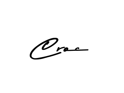 Make a beautiful signature design for name Croc. With this signature (Asem Kandis PERSONAL USE) style, you can create a handwritten signature for free. Croc signature style 9 images and pictures png