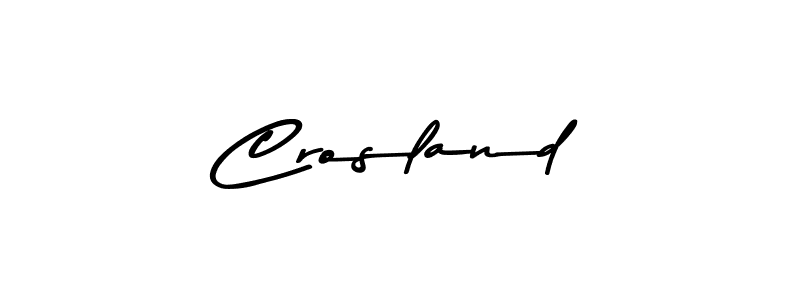 Also we have Crosland name is the best signature style. Create professional handwritten signature collection using Asem Kandis PERSONAL USE autograph style. Crosland signature style 9 images and pictures png