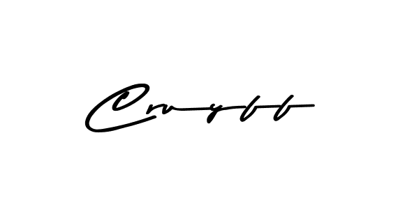 How to make Cruyff signature? Asem Kandis PERSONAL USE is a professional autograph style. Create handwritten signature for Cruyff name. Cruyff signature style 9 images and pictures png