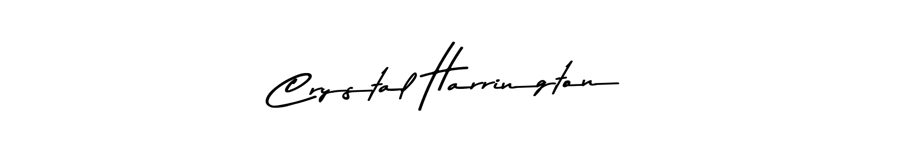 Make a beautiful signature design for name Crystal Harrington. With this signature (Asem Kandis PERSONAL USE) style, you can create a handwritten signature for free. Crystal Harrington signature style 9 images and pictures png