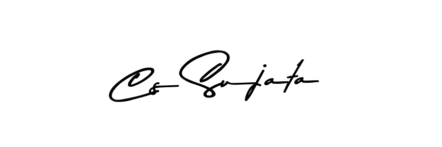 Create a beautiful signature design for name Cs Sujata. With this signature (Asem Kandis PERSONAL USE) fonts, you can make a handwritten signature for free. Cs Sujata signature style 9 images and pictures png