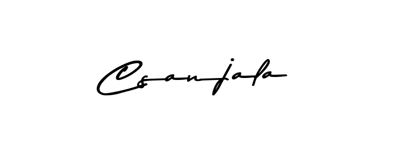 The best way (Asem Kandis PERSONAL USE) to make a short signature is to pick only two or three words in your name. The name Csanjala include a total of six letters. For converting this name. Csanjala signature style 9 images and pictures png