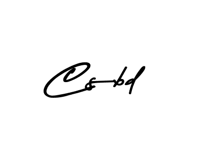 How to make Csbd signature? Asem Kandis PERSONAL USE is a professional autograph style. Create handwritten signature for Csbd name. Csbd signature style 9 images and pictures png